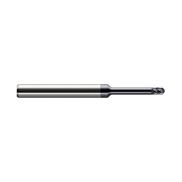 Harvey Tool 3/64 Cutter dia. x 0.0710 in. x 3/8 in. Reach Carbide Ball End Mill for Hard Milling, 6 Flutes 786047-C6 - main